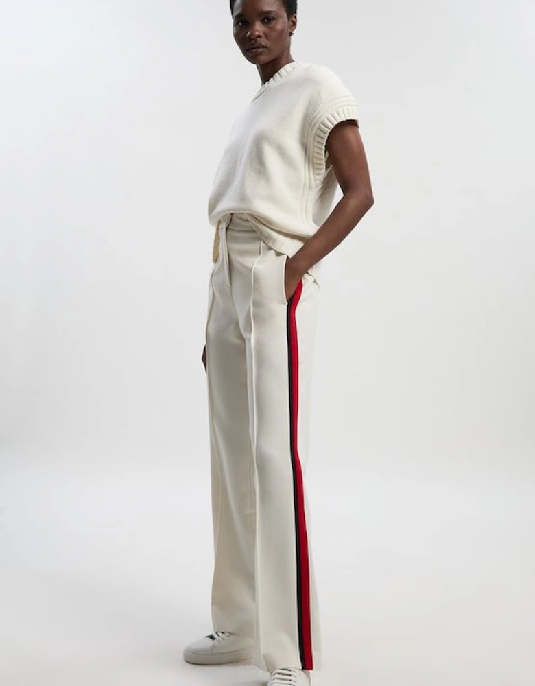 Tailored Side Stripe Straight Leg Trouser