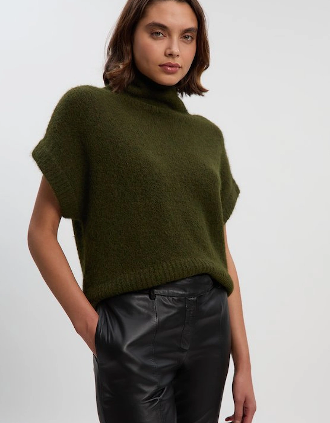 Cosy Turtle Knit Tank Top, 2 of 1