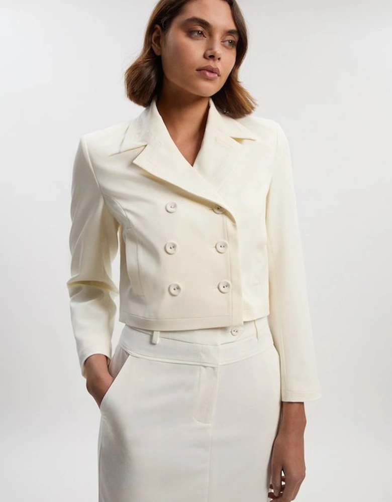 Tailored Tux Fitted Double Breasted Jacket