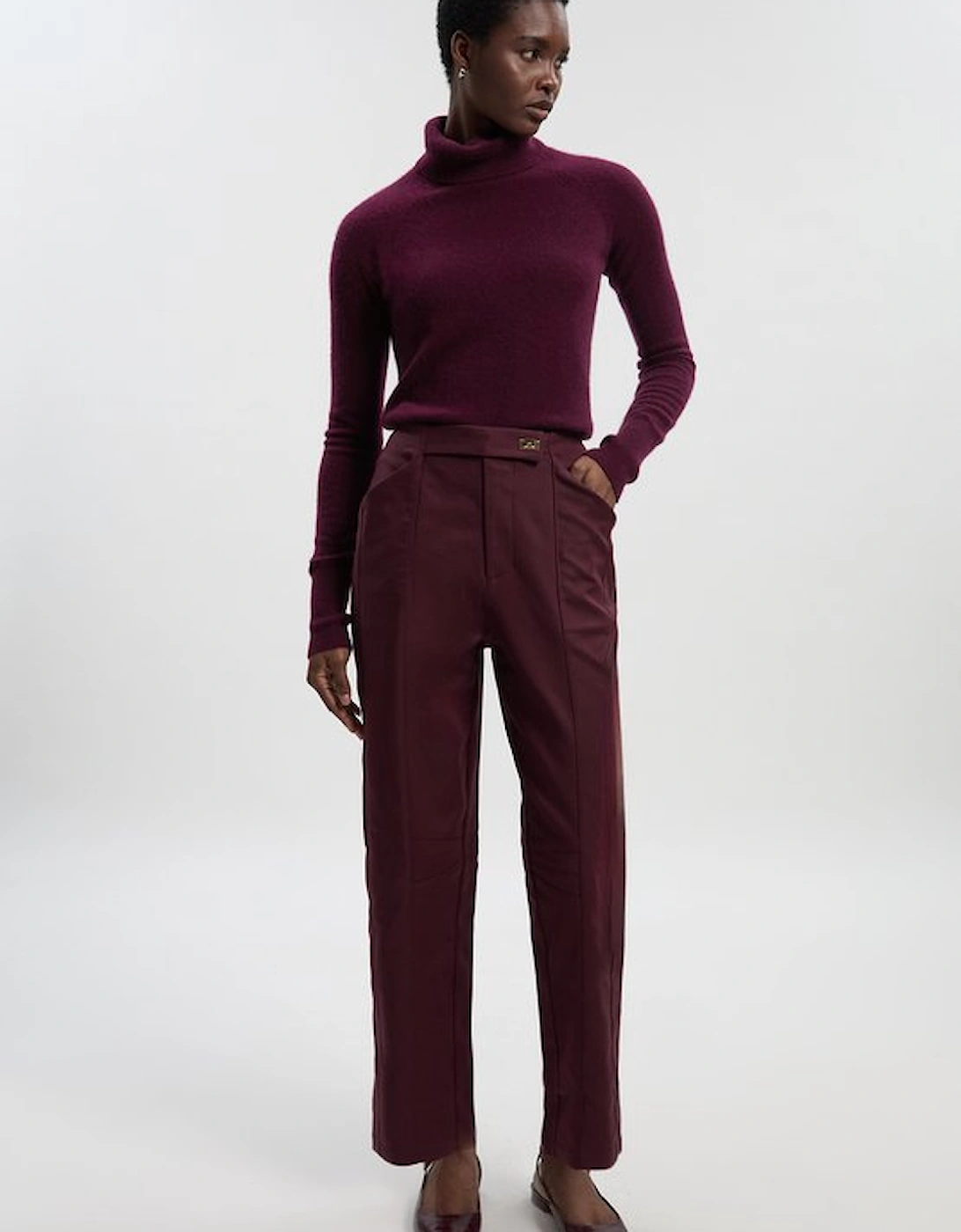 Techno Barrel Leg Woven Trousers, 2 of 1