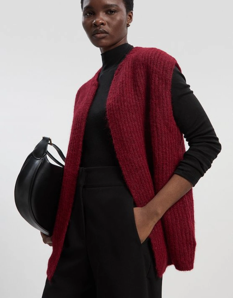 Cosy Knit Waistcoat Top