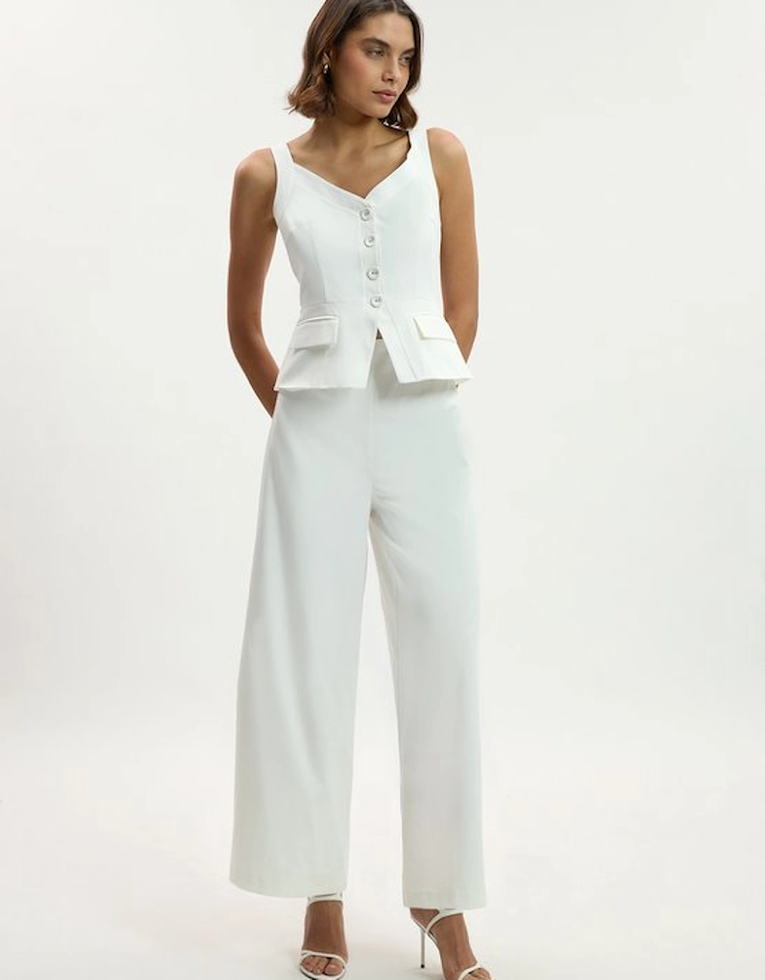 Tailored Tux Wide Leg Jumpsuit, 5 of 4