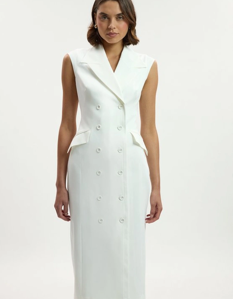 Tall Tailored Tux Pencil Dress