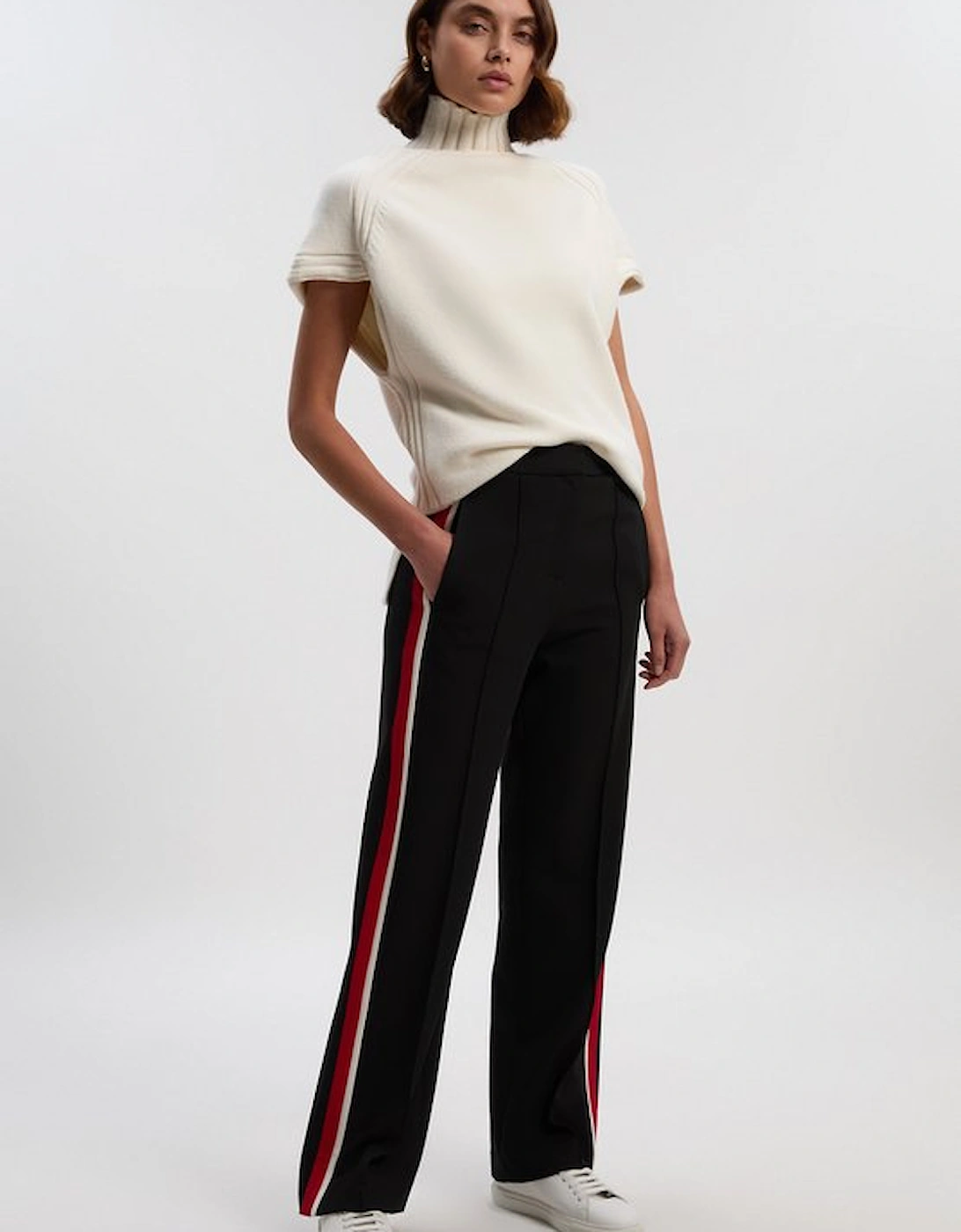 Tailored Side Stripe Straight Leg Trouser, 5 of 4
