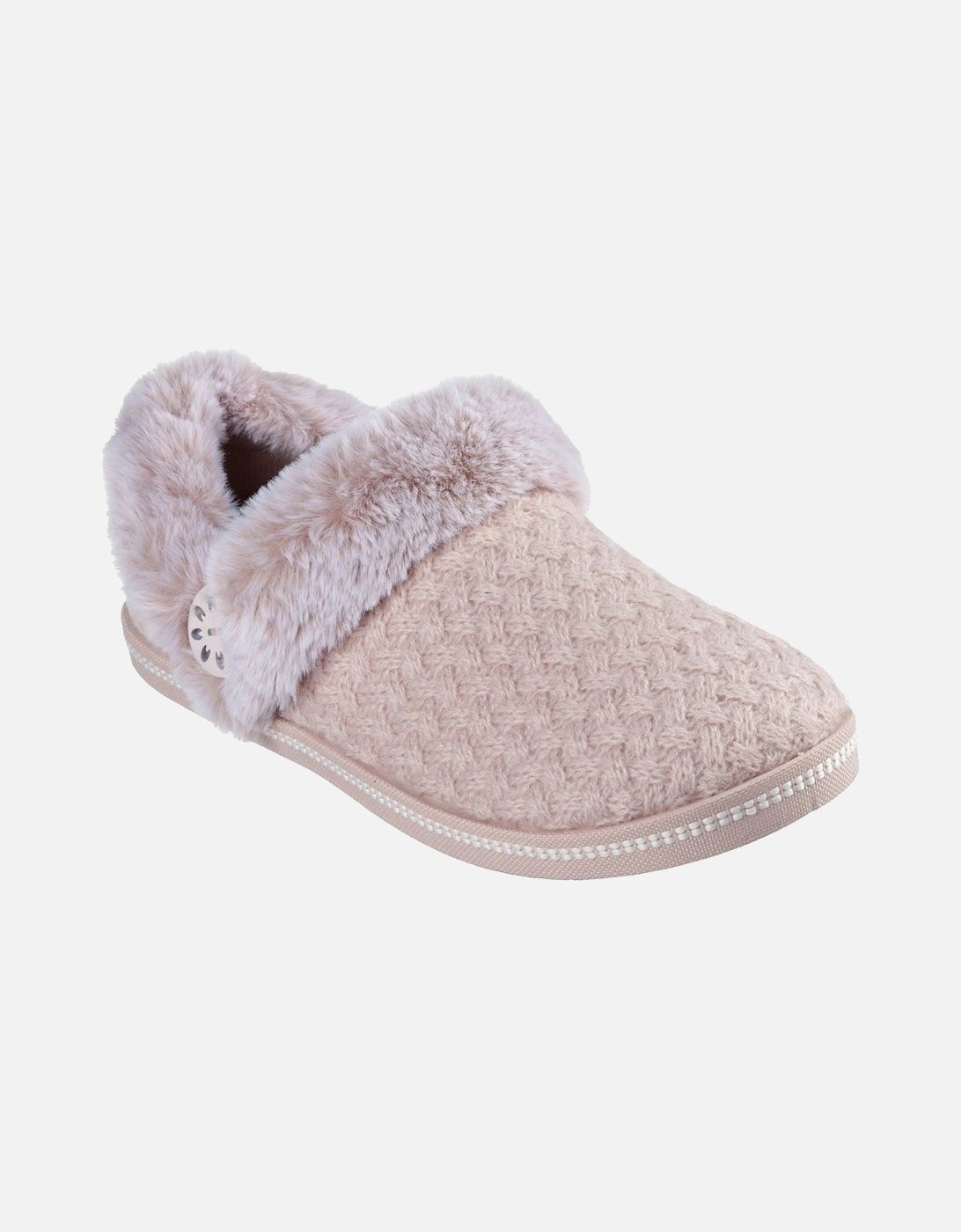 Cozy Campfire Frosty Promise Synthetic Women's Blush Slippers, 3 of 2