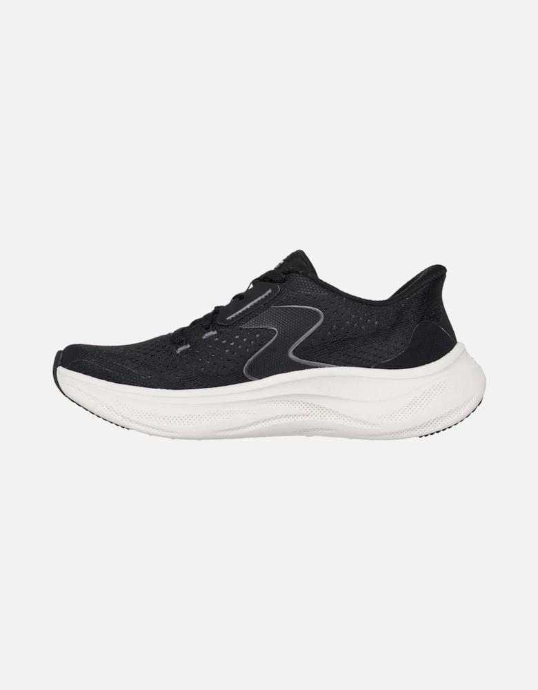 Skech Cloud Plush Horizon Polyester Women's Black/White Trainers