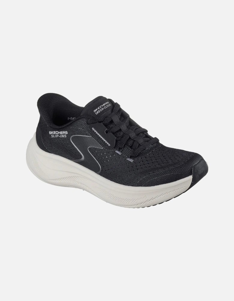 Skech Cloud Plush Horizon Polyester Women's Black/White Trainers