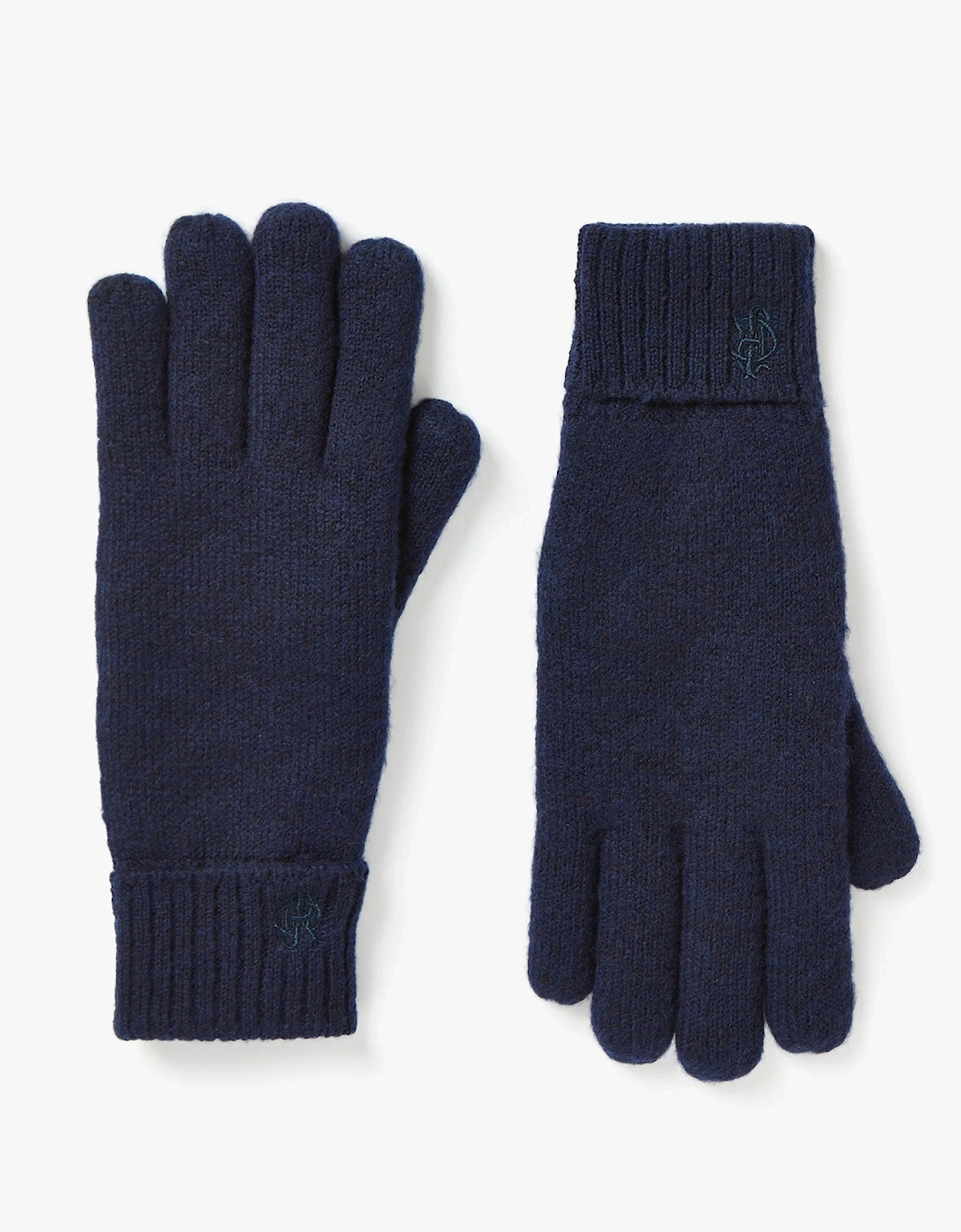 Men's Joules BERWICK Mens Gloves Navy - Blue - Size: S/M