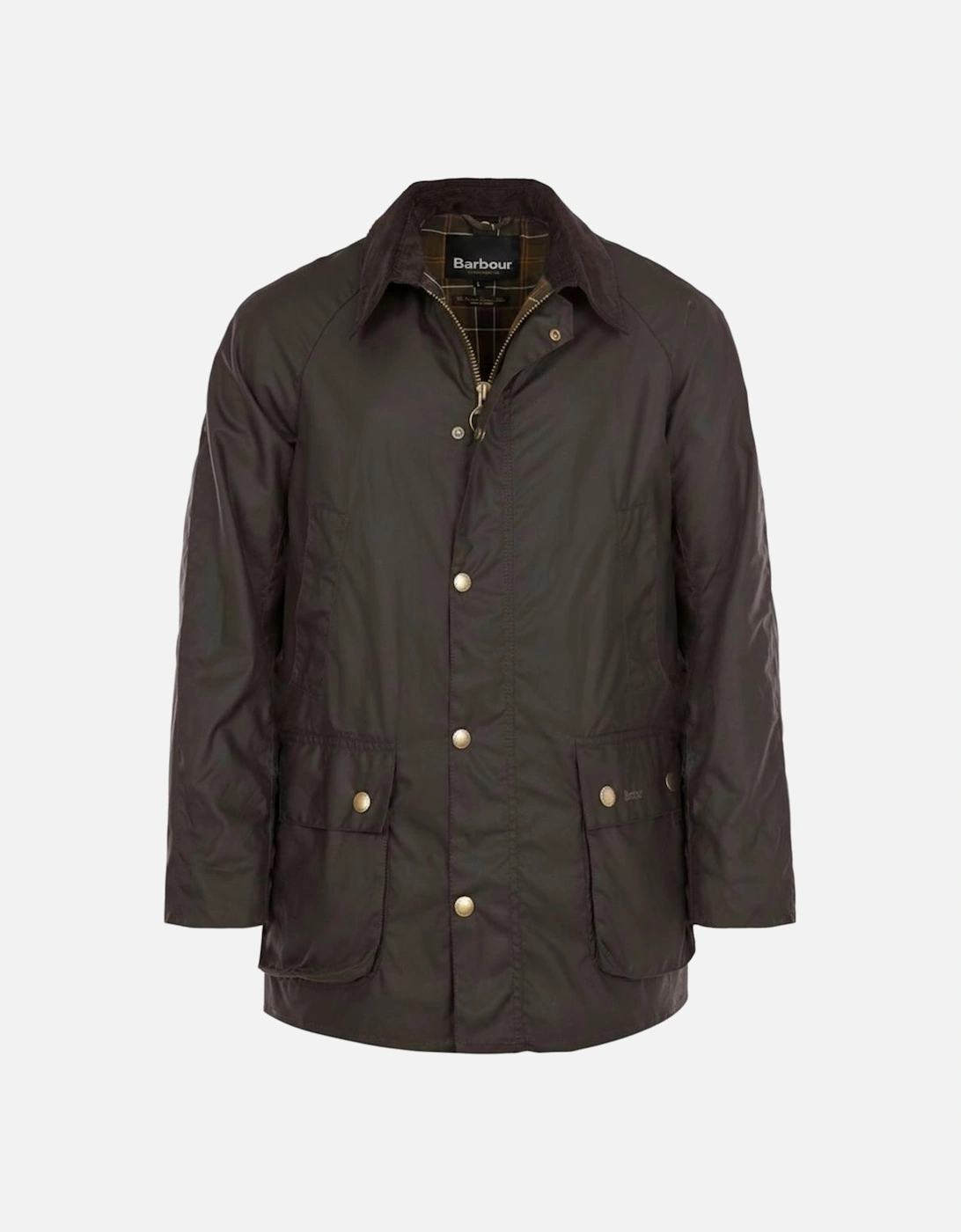 Ashby Mens Wax Jacket - Olive, 10 of 9
