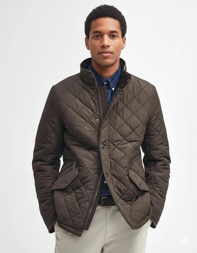 Powell Mens Quilted Jacket - Olive