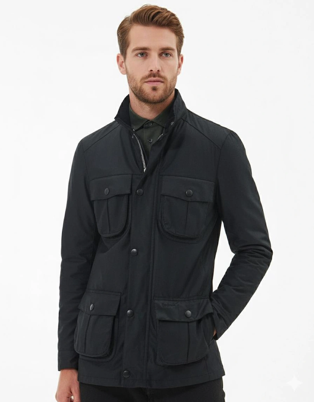 Corbridge Mens Wax Jacket - Black/Classic