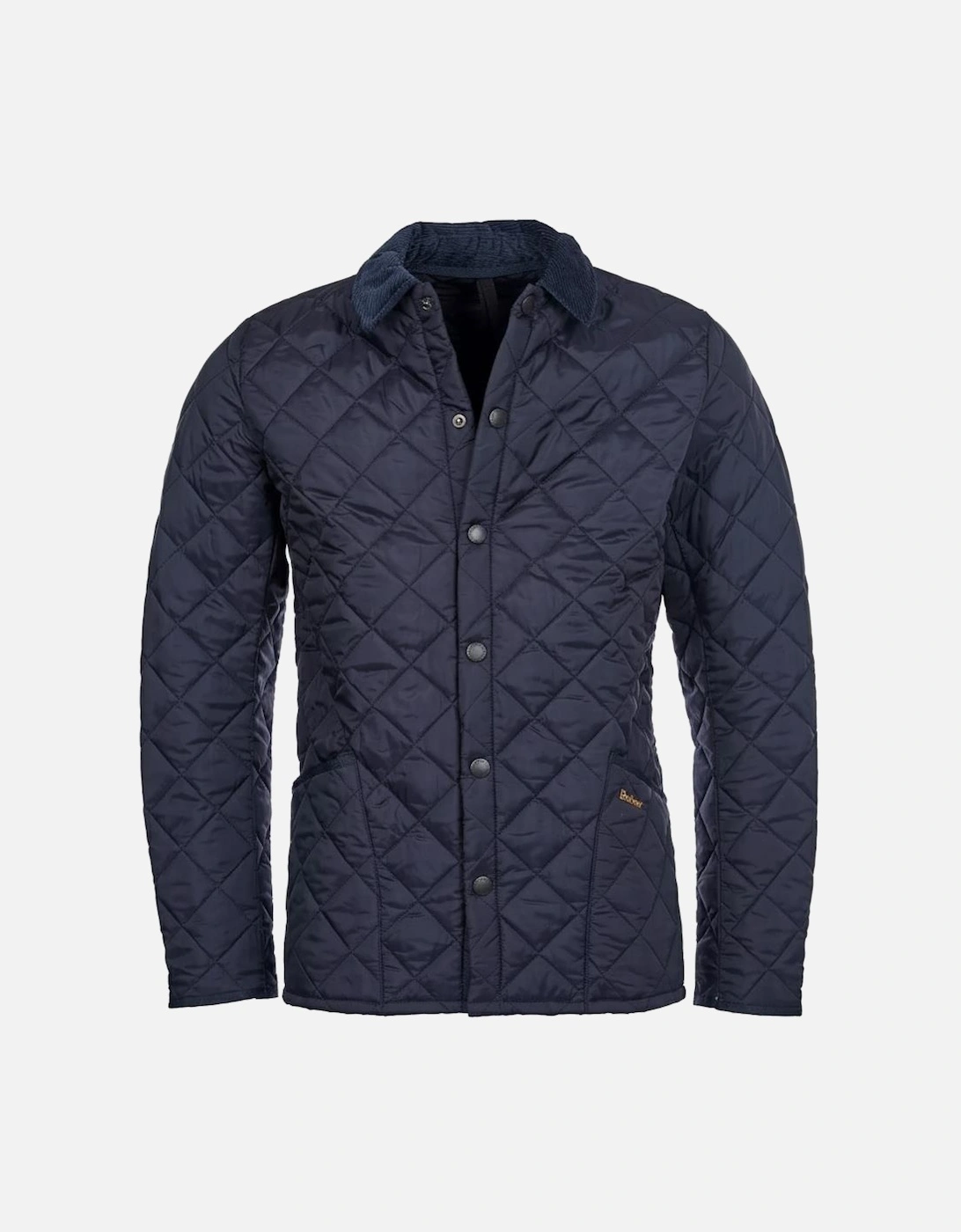 Heritage Liddesdale Quilted Mens Jacket - Navy, 10 of 9