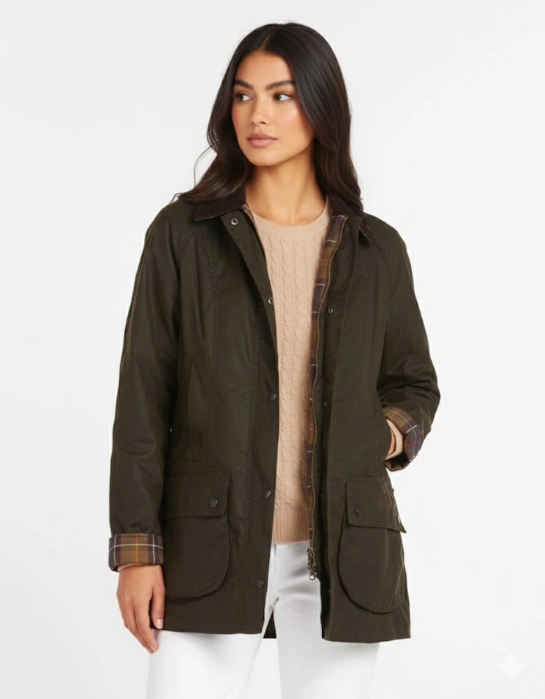 Classic Beadnell Ladies Wax Jacket