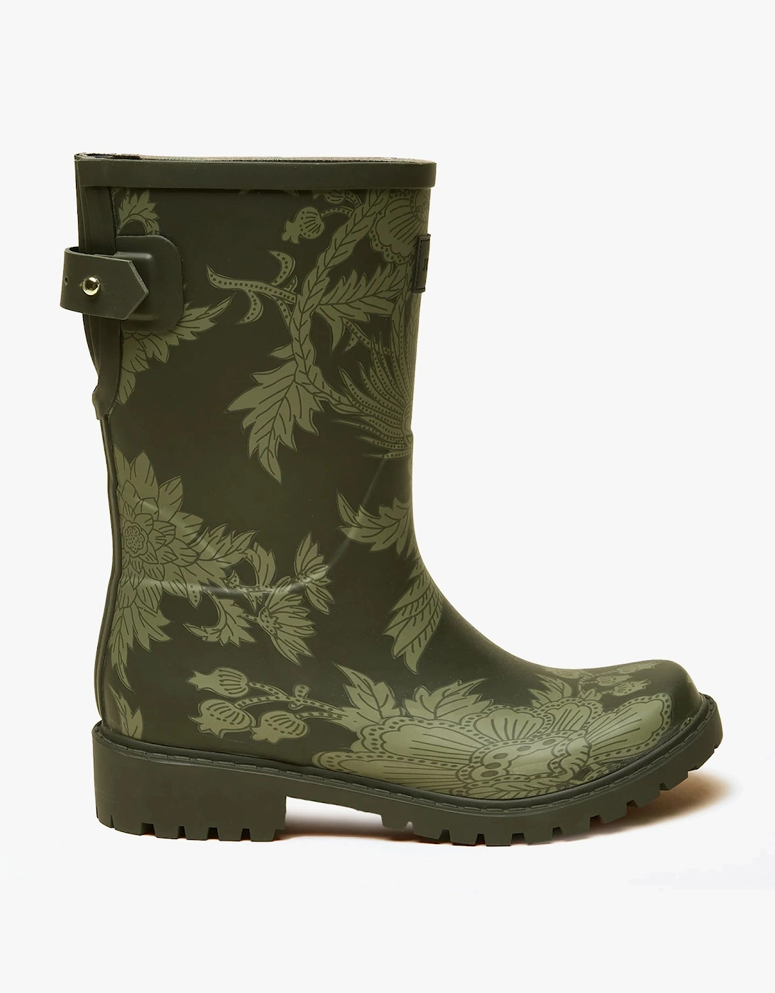 Women's Joules WISTOW Womens Wellies Khaki Green - Size: 5