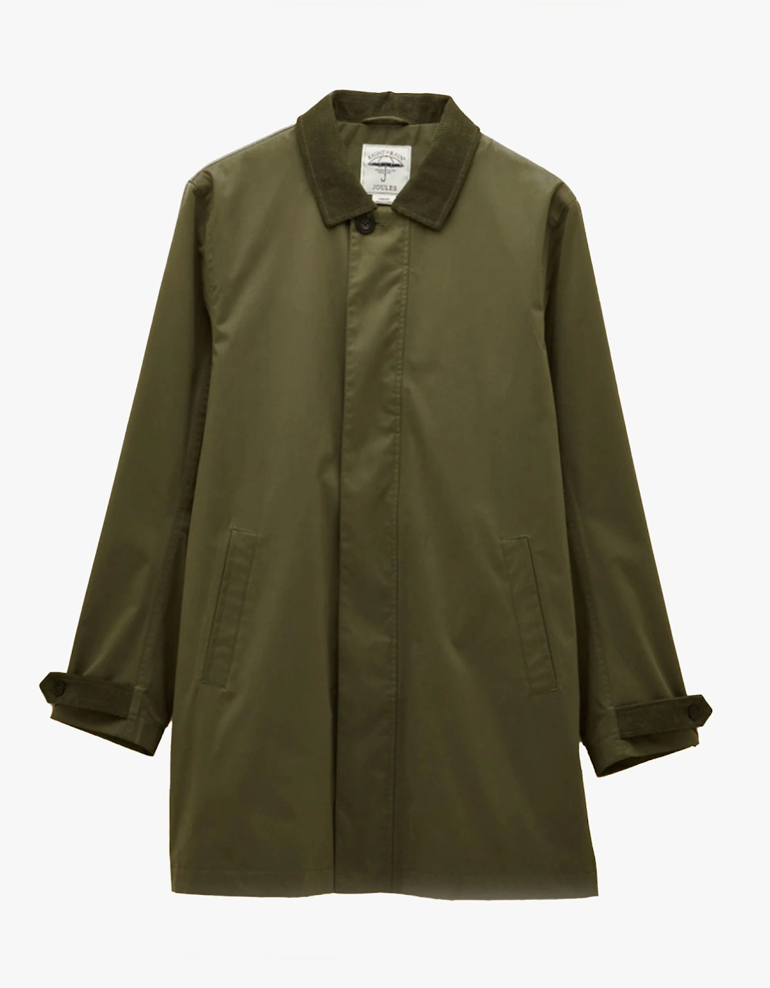 Men's Joules Sandford Mens Waterproof Raincoat Green - Size: Regular/40