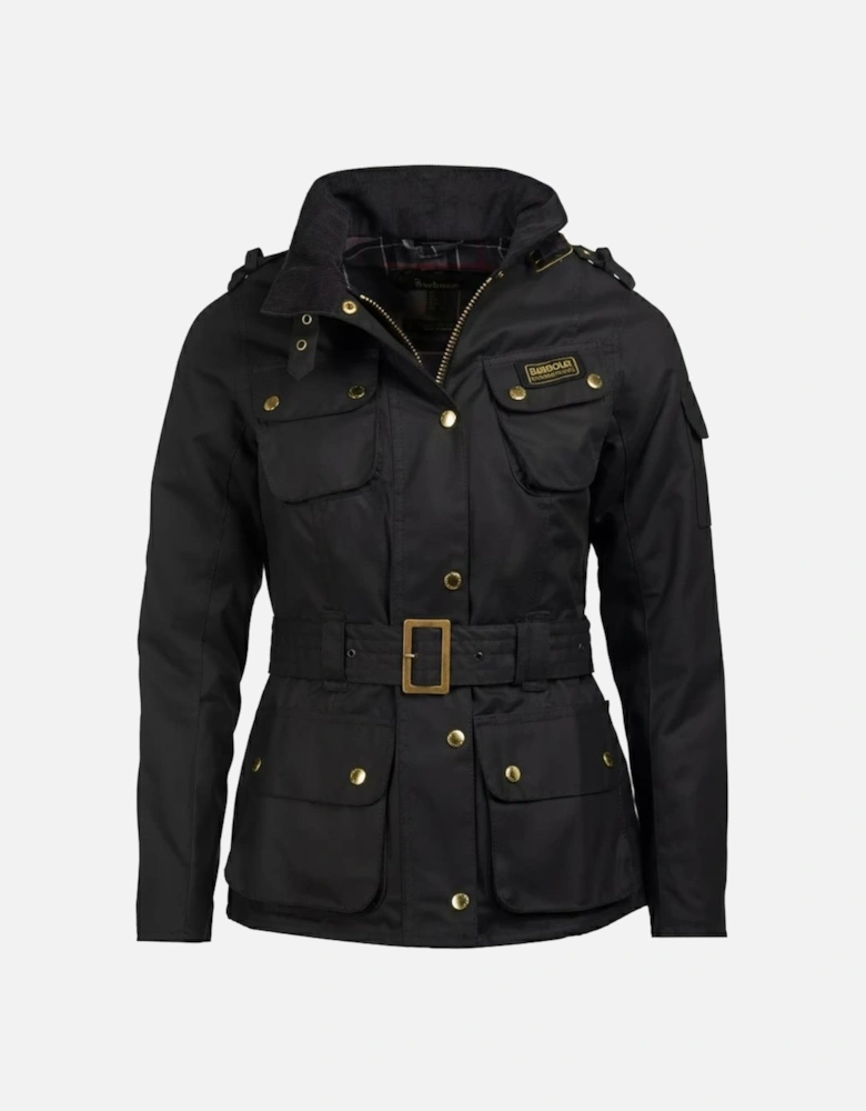 Womens Wax Jacket - Black