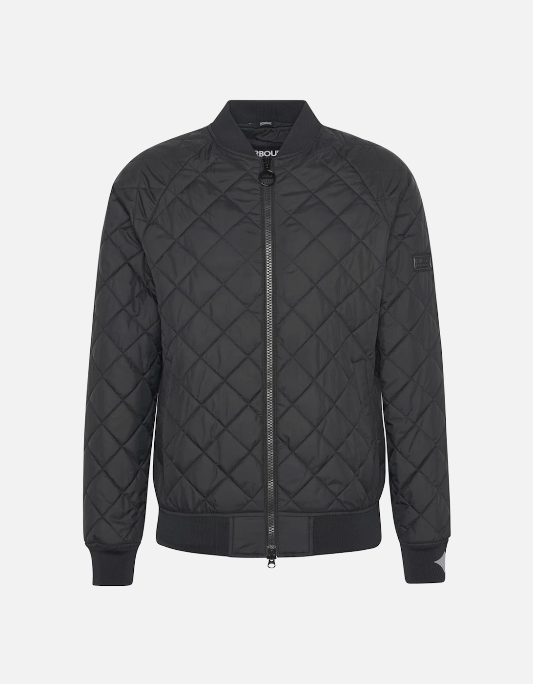 Men's Barbour Chelsea Mens Sportsquilt Jacket - Black - Size: 42/Regular