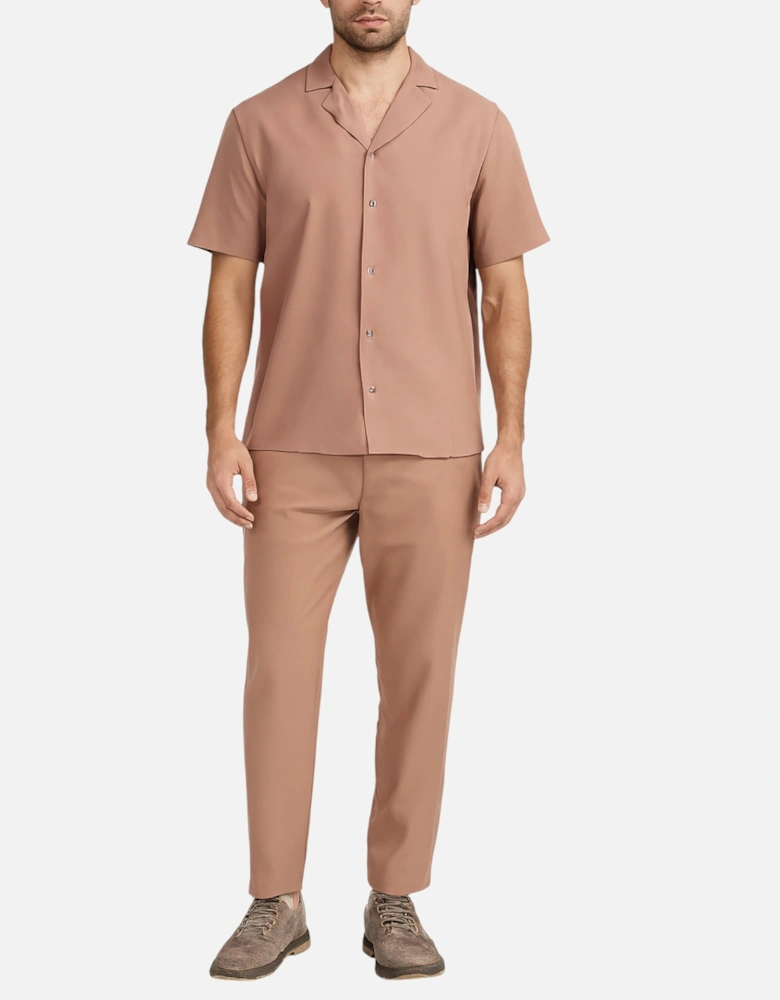 Mens Shirt Trousers Set Anti Wrinkle