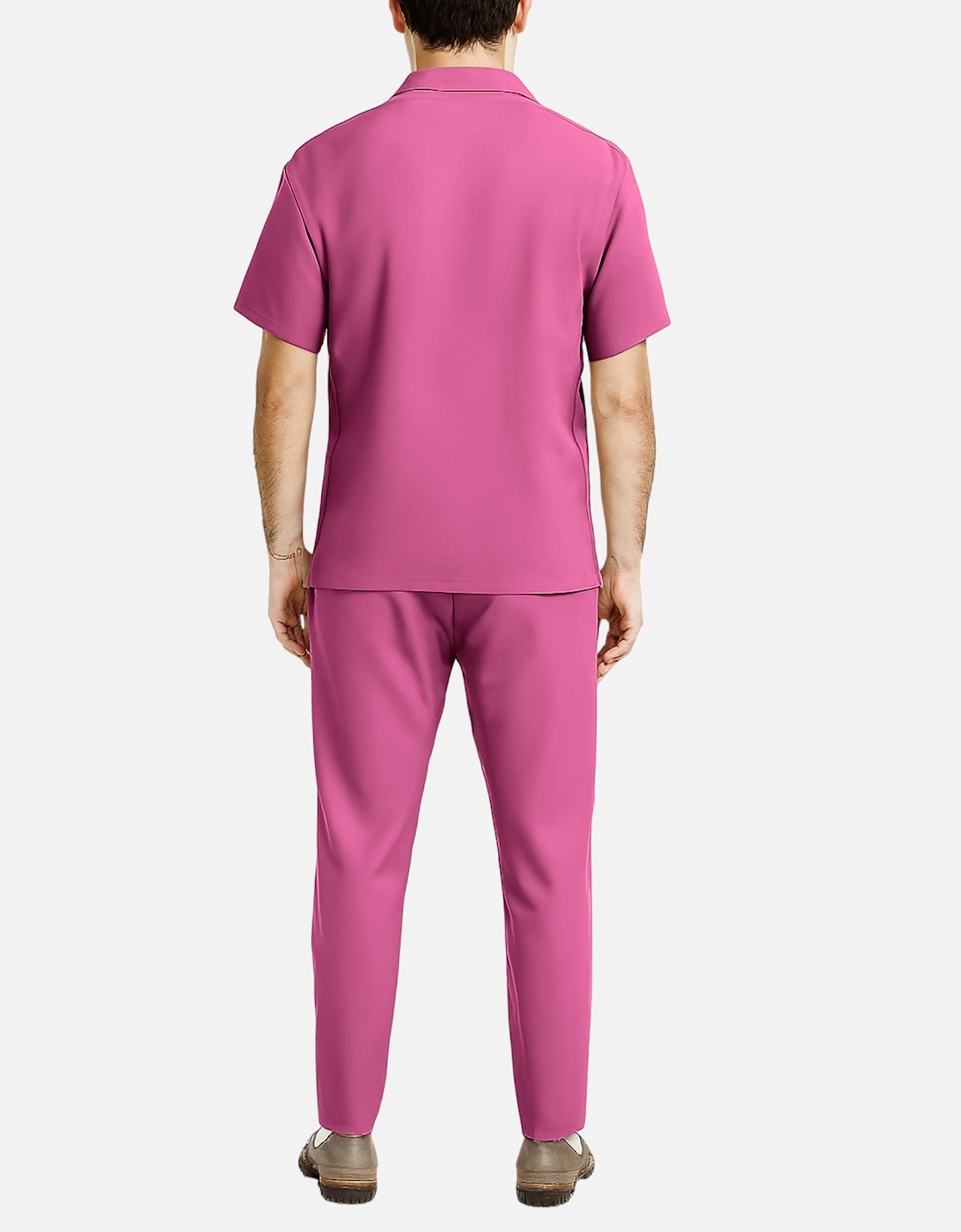 Mens Shirt Trousers Set Anti Wrinkle