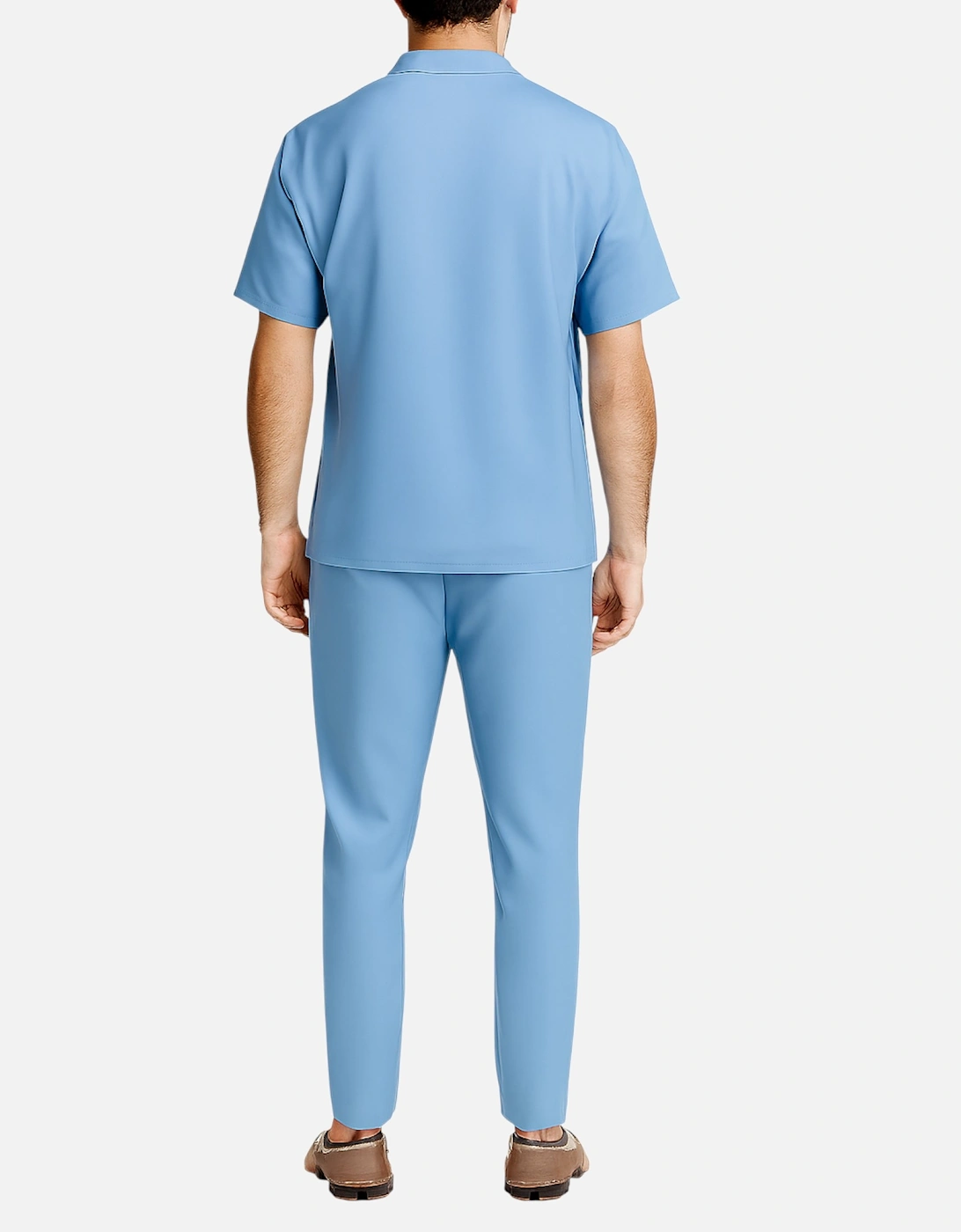 Mens Shirt Trousers Set Anti Wrinkle