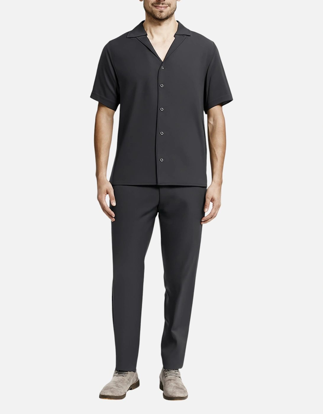 Mens Shirt Trousers Set Anti Wrinkle, 3 of 2