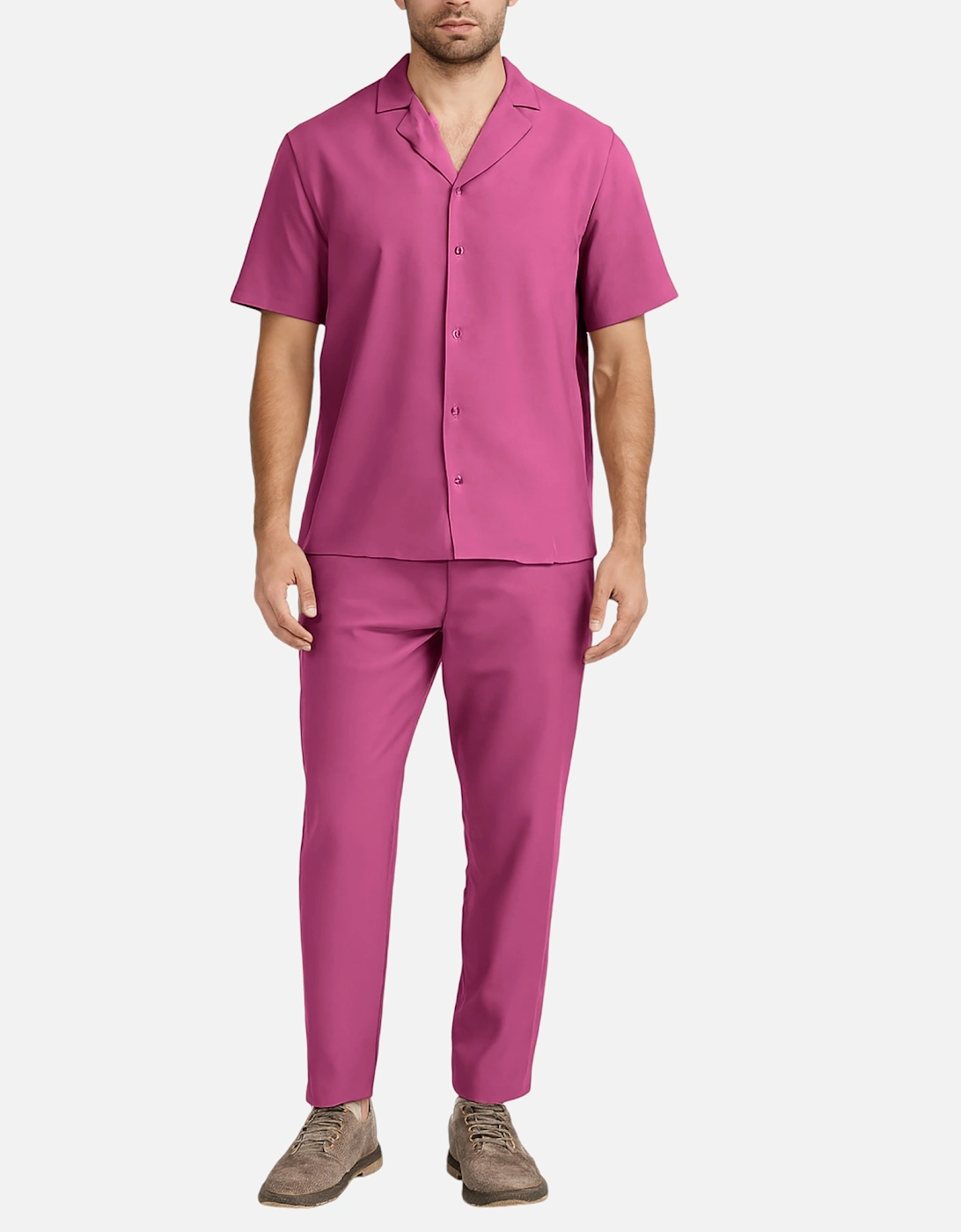 Mens Shirt Trousers Set Anti Wrinkle, 3 of 2