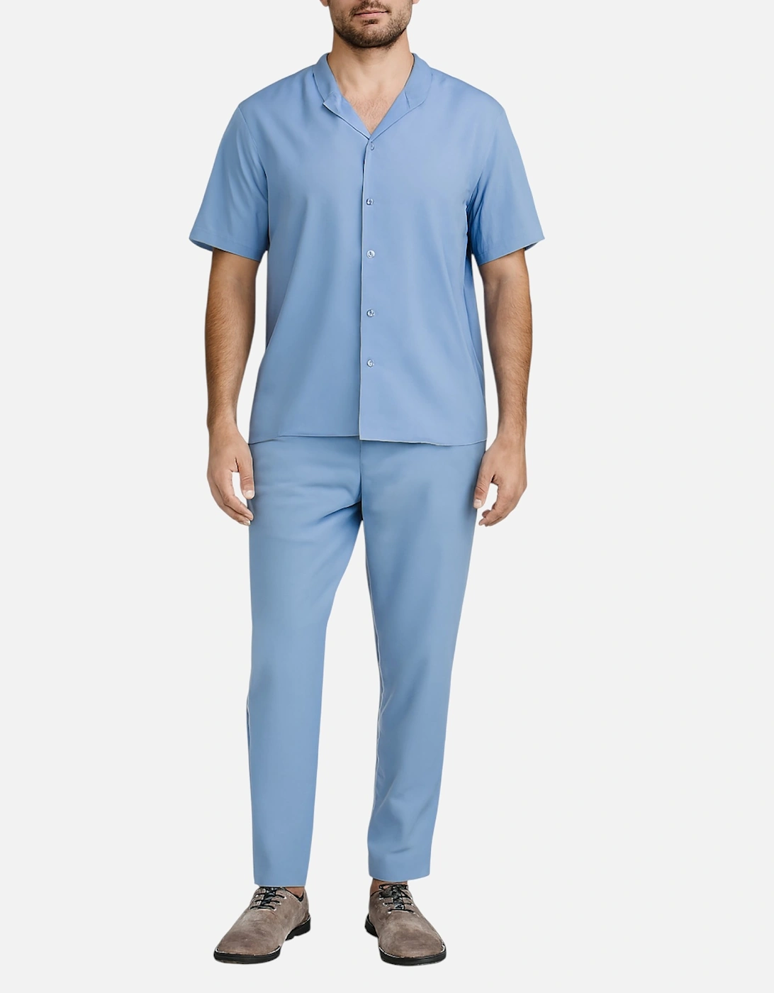 Mens Shirt Trousers Set Anti Wrinkle, 3 of 2