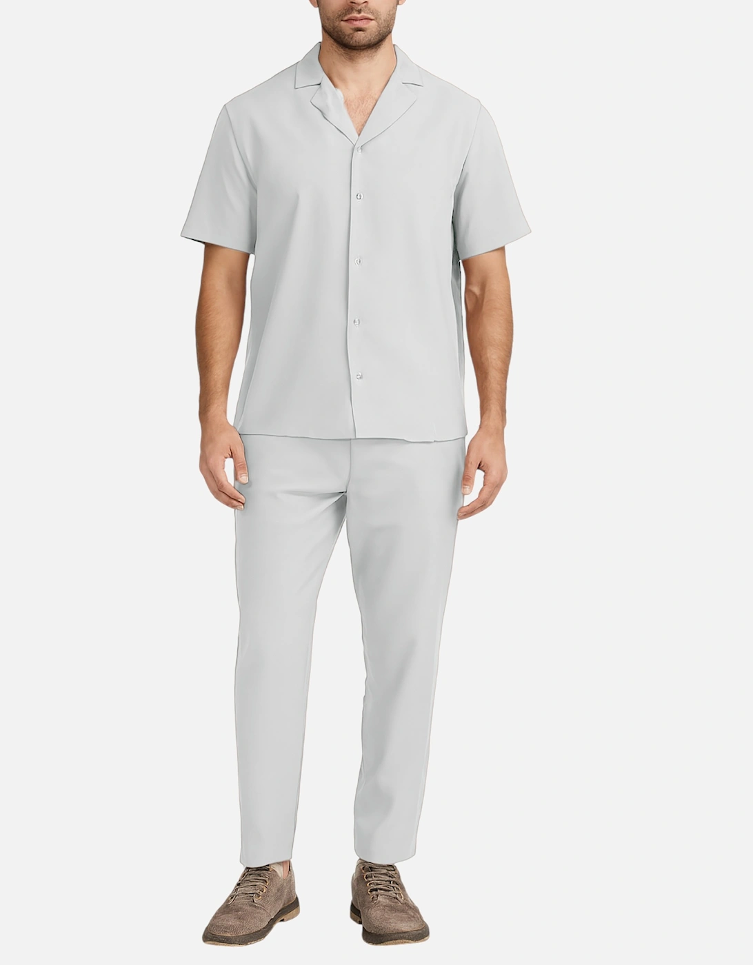 Mens Shirt Trousers Set Anti Wrinkle, 3 of 2