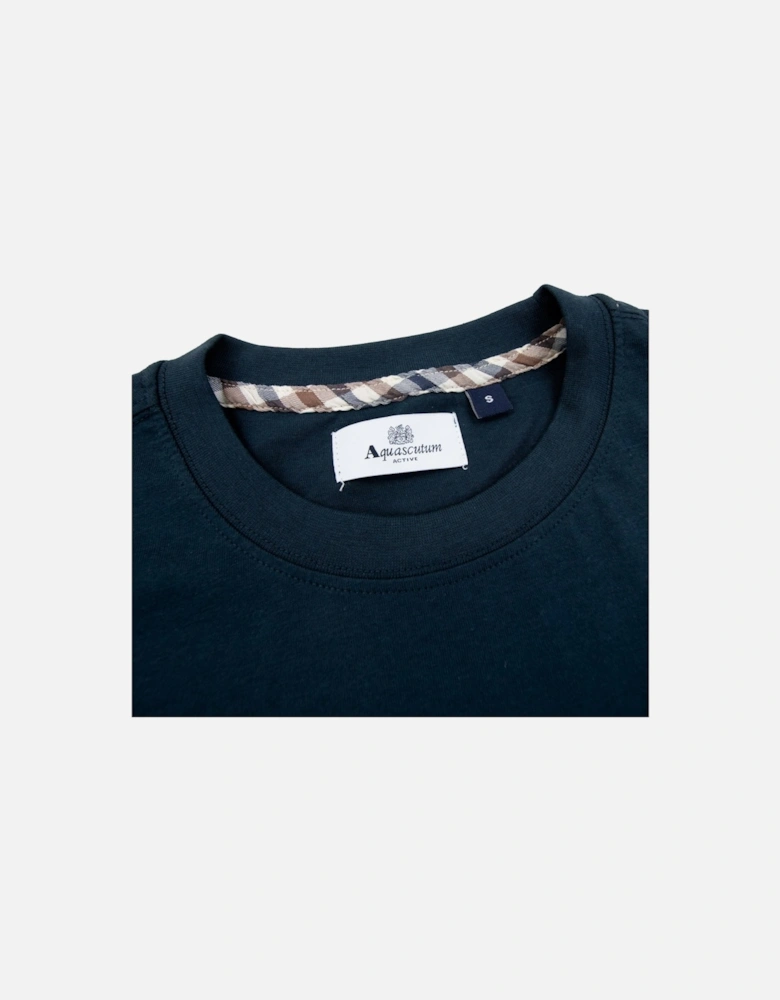 Macro Club Check T-shirt Navy 11