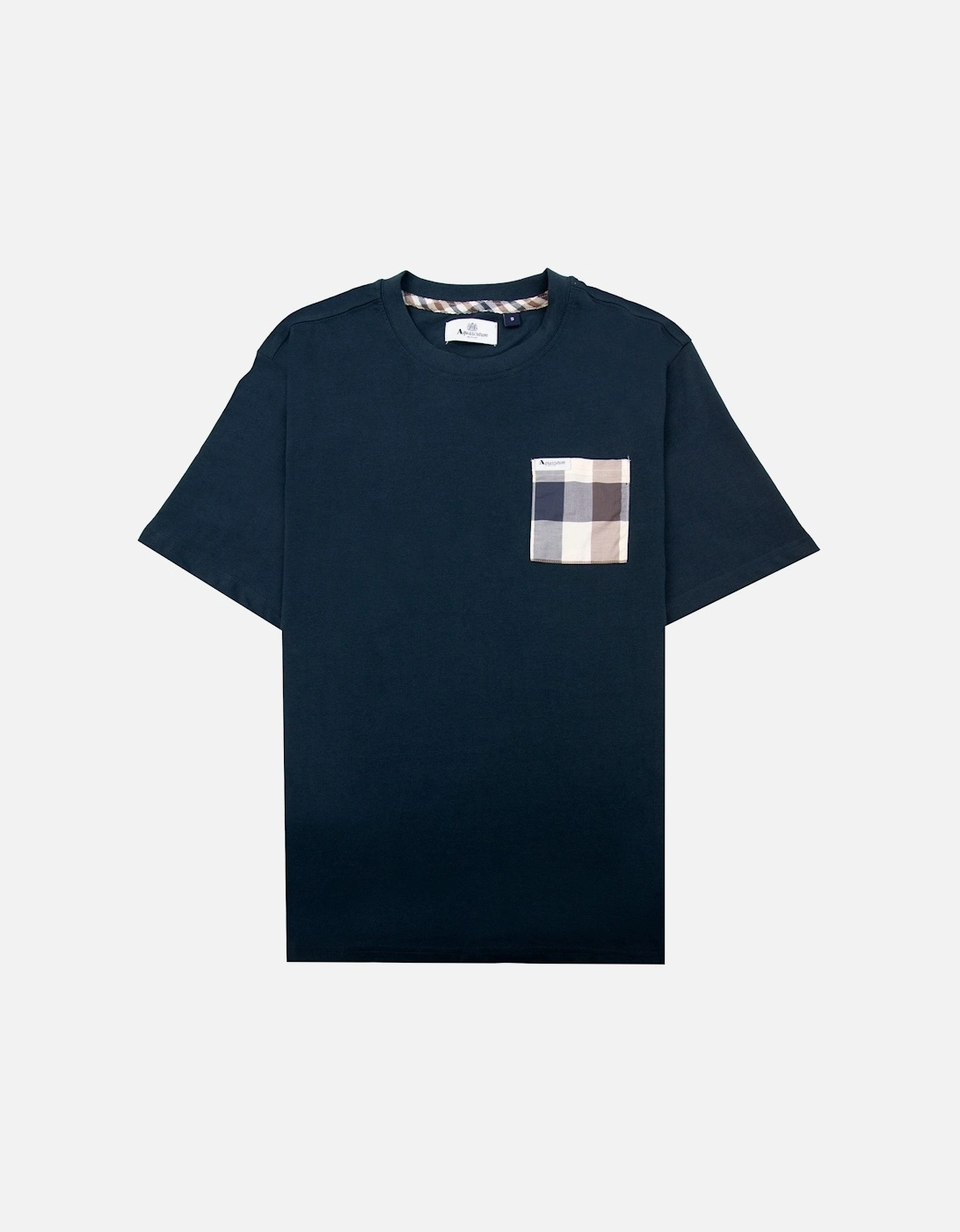 Macro Club Check T-shirt Navy 11, 5 of 4