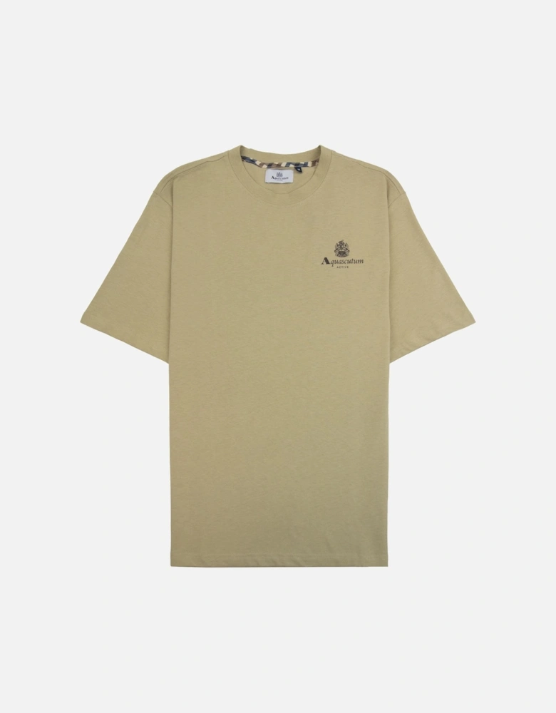 Active Small Logo T Shirt Beige