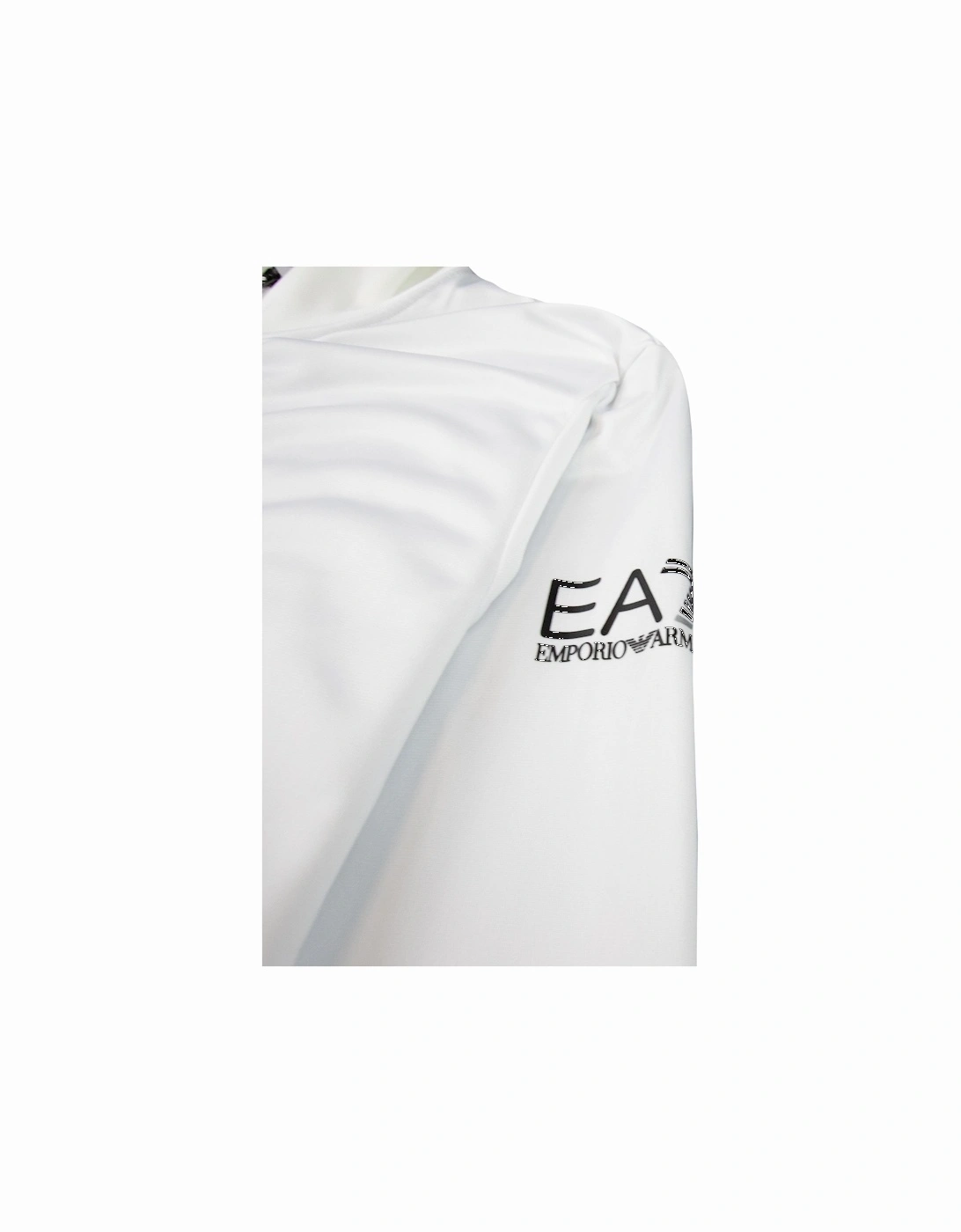 Train Logo Funnel Neck Polyester Track White/black