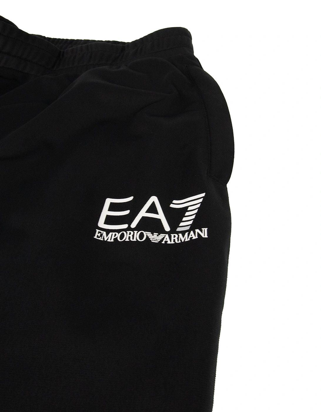 Train Logo Funnel Neck Polyester Track White/black