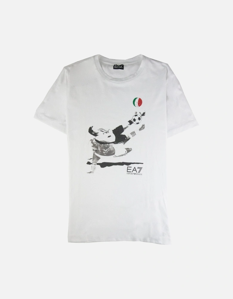 Soccer Logo T Shirt White