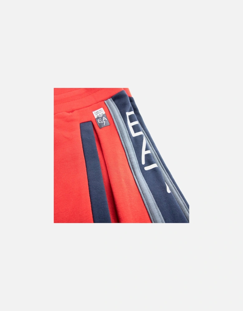 Side Stripe Straight Leg Pants Blood
