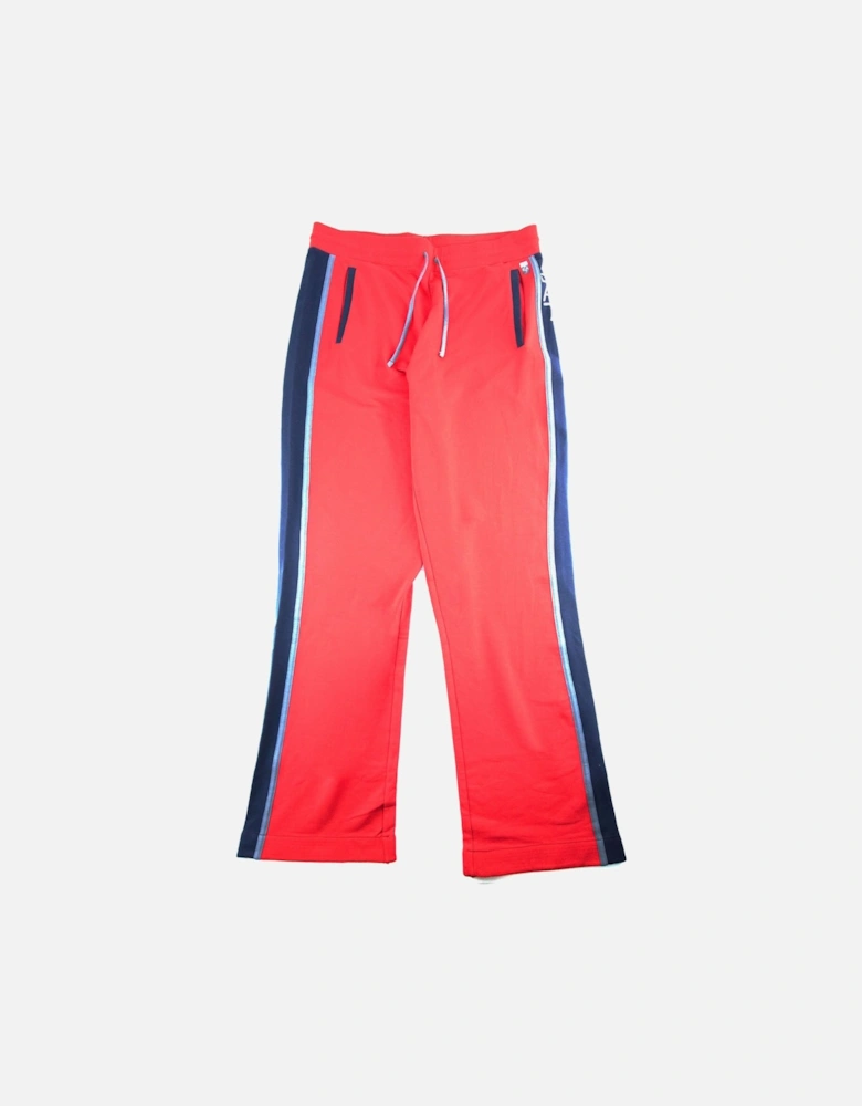 Side Stripe Straight Leg Pants Blood