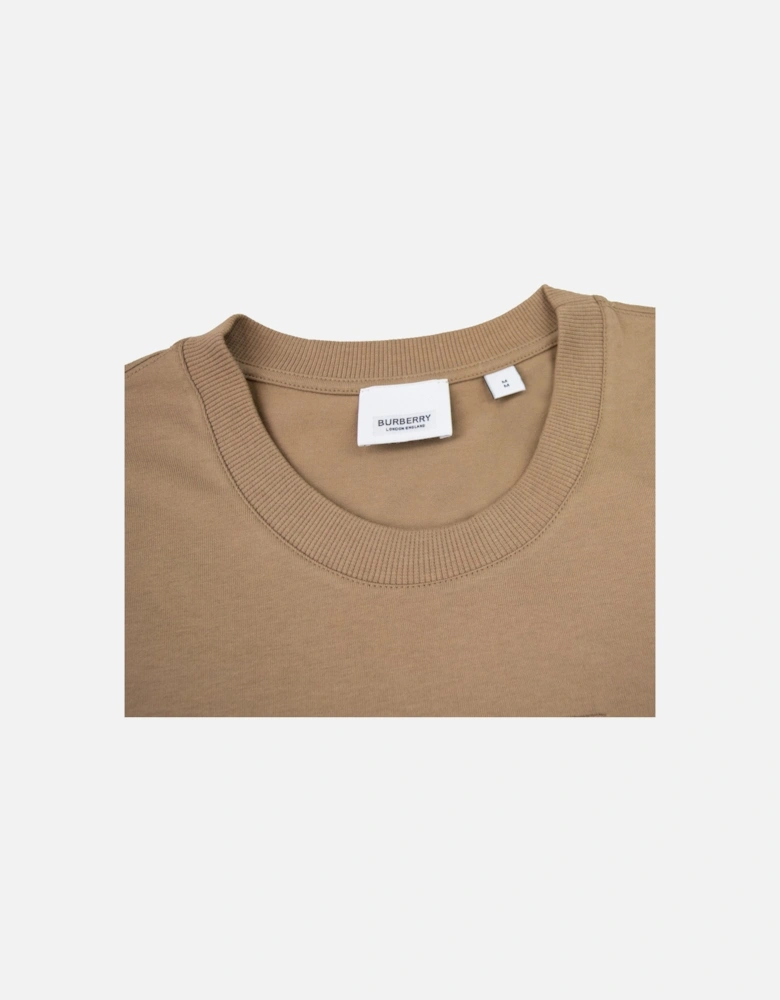 Tristan Embroidered Ekd T-shirt Camel