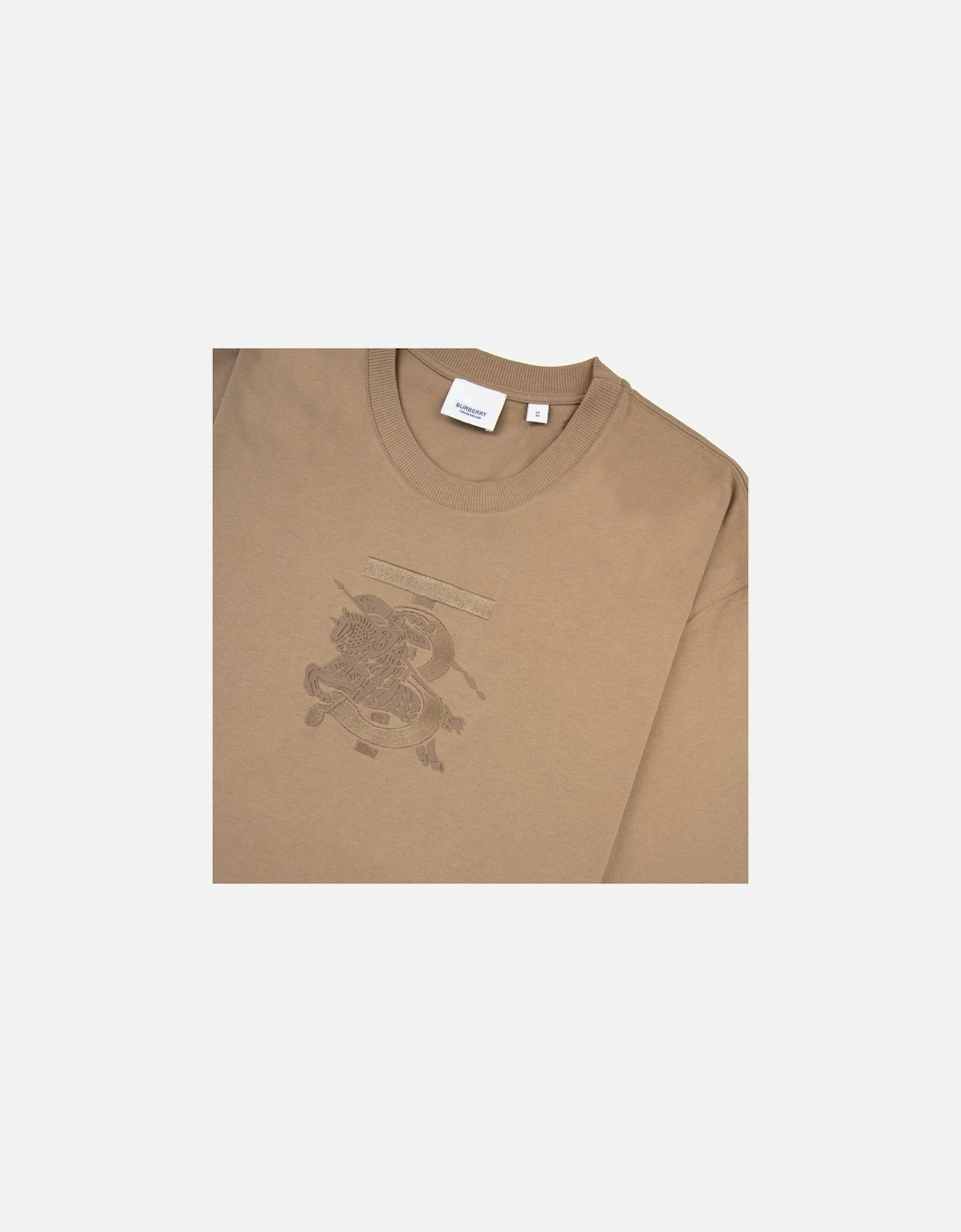 Tristan Embroidered Ekd T-shirt Camel
