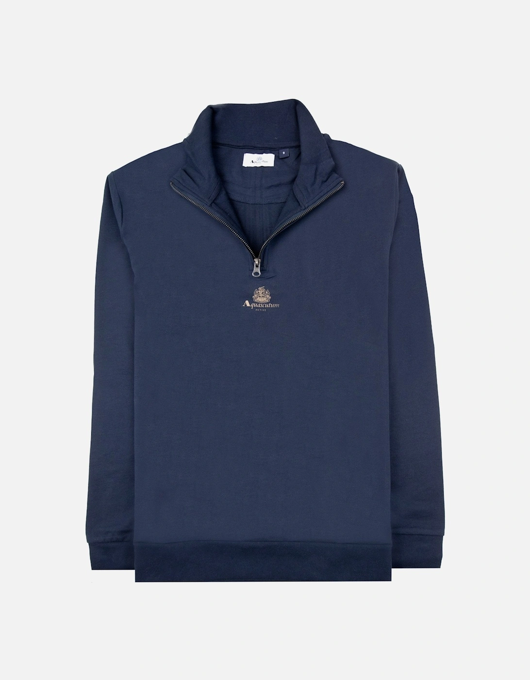 Small Logo Quarter Zip Navy 11