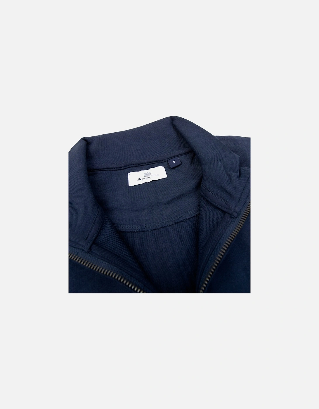 Small Logo Quarter Zip Navy 11
