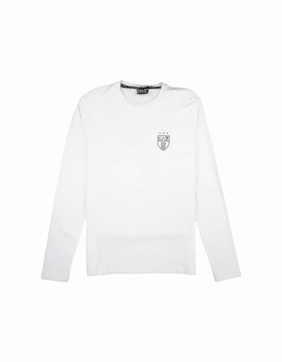 Long Sleeve Soccer 7 T-shirt White, 3 of 2