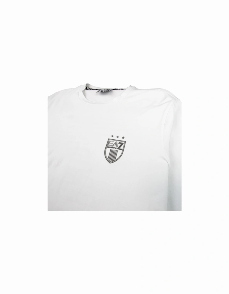 Long Sleeve Soccer 7 T-shirt White