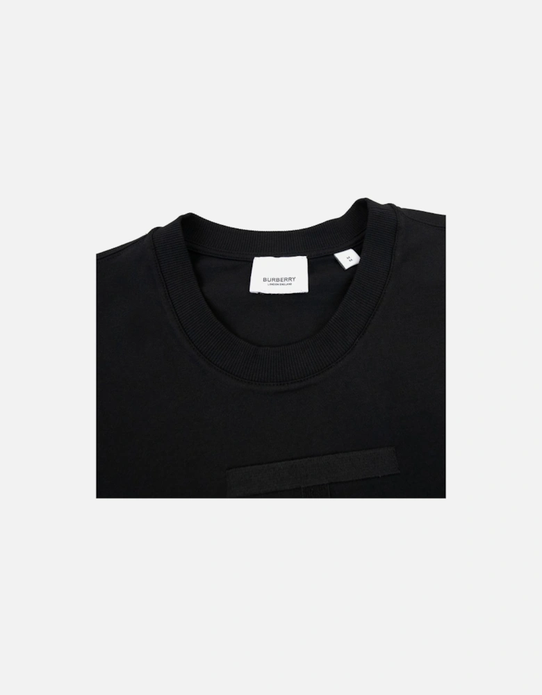 Tristan Embroidered Ekd T-shirt Black