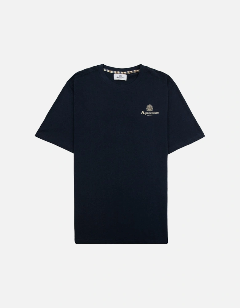 Active Small Logo T Shirt Navy