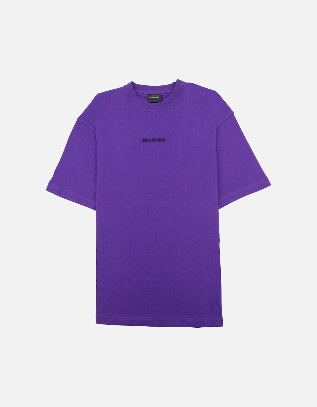Embroidered Medium Fit Logo T Shirt Purple 5162, 6 of 5