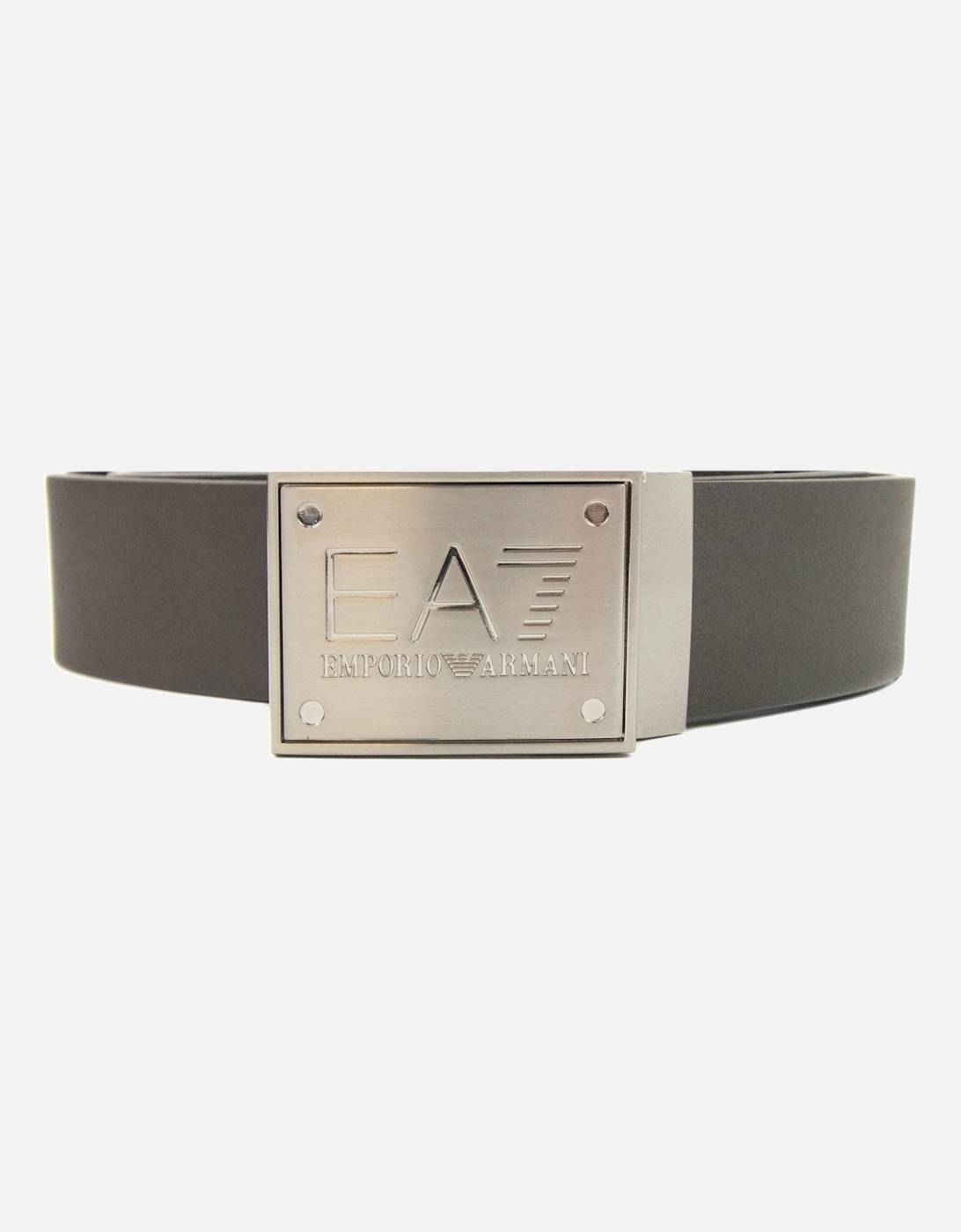 Reversible Brushed Leather Belt Anthracite Black, 5 of 4