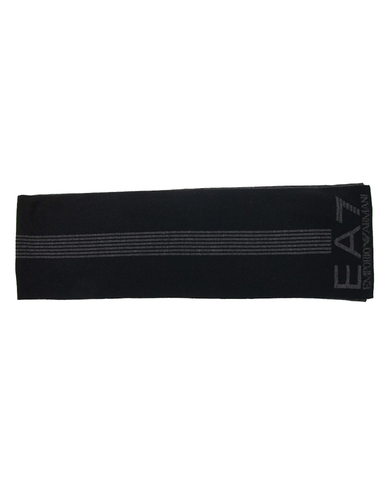 Montain Logo Scarf Black
