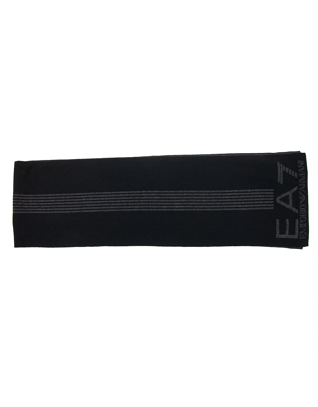 Montain Logo Scarf Black, 6 of 5