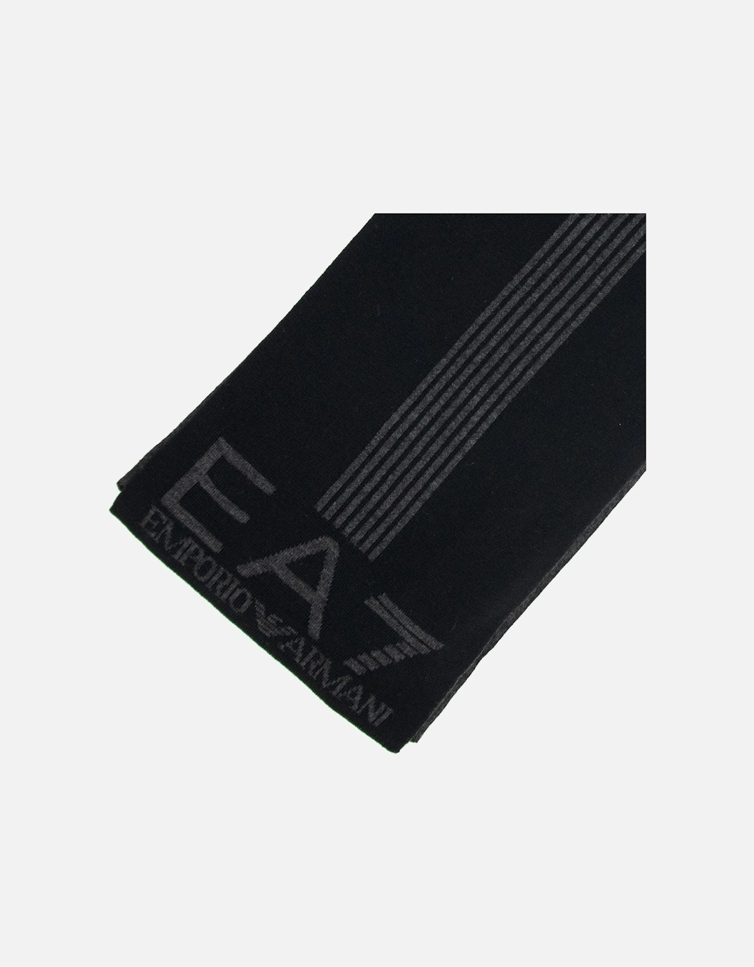 Montain Logo Scarf Black
