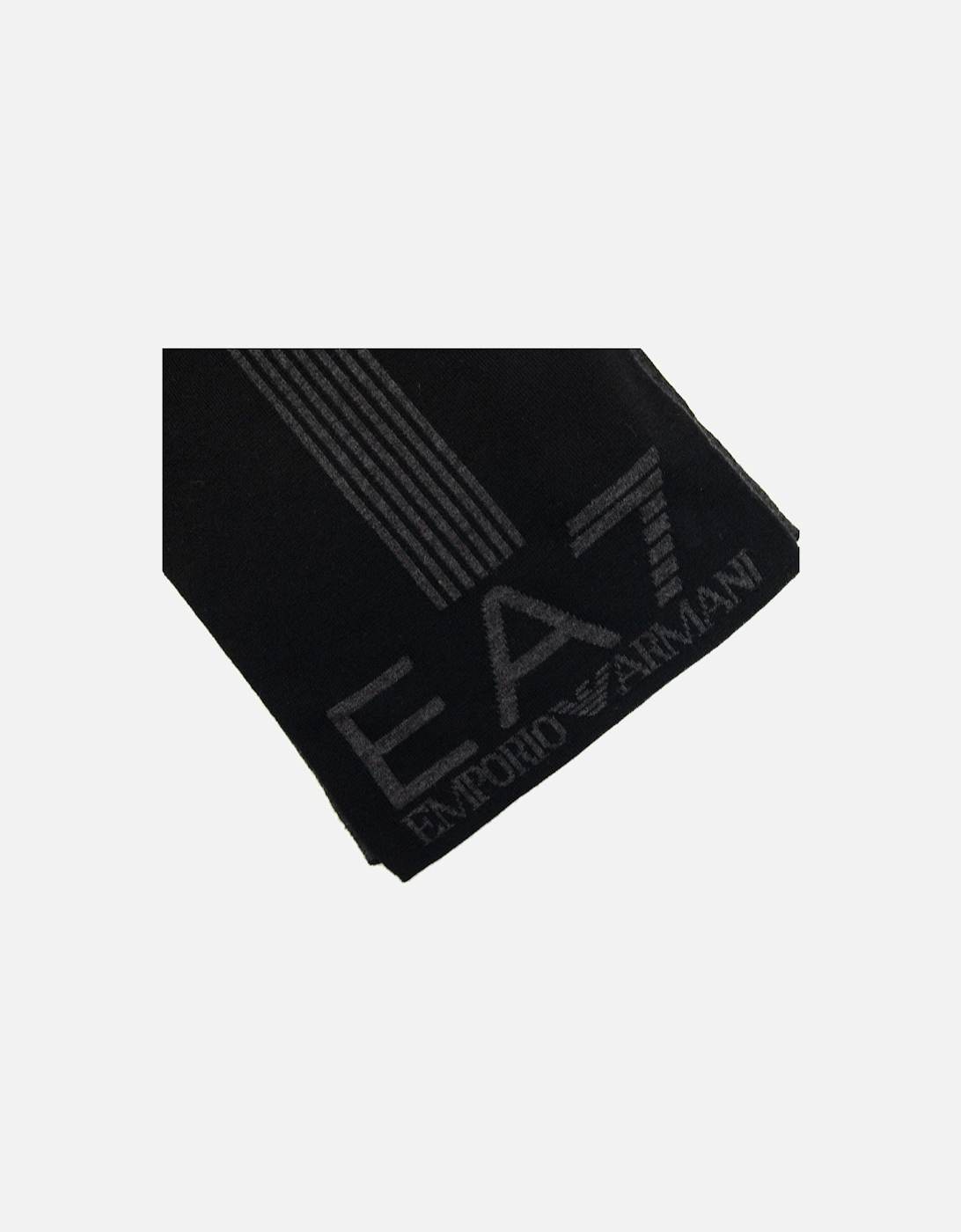 Montain Logo Scarf Black